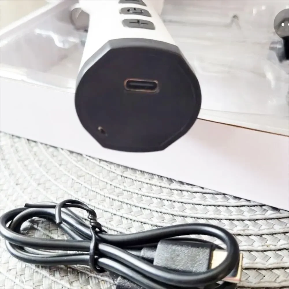 Milk Frother Handheld Electric Ergonomic Handle 3 Stainless Steel Attachments